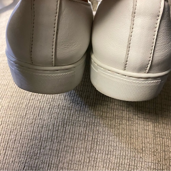 Le Septembre 17 white Leather v cut Slippers / size 11 men’s - Picture 9 of 16